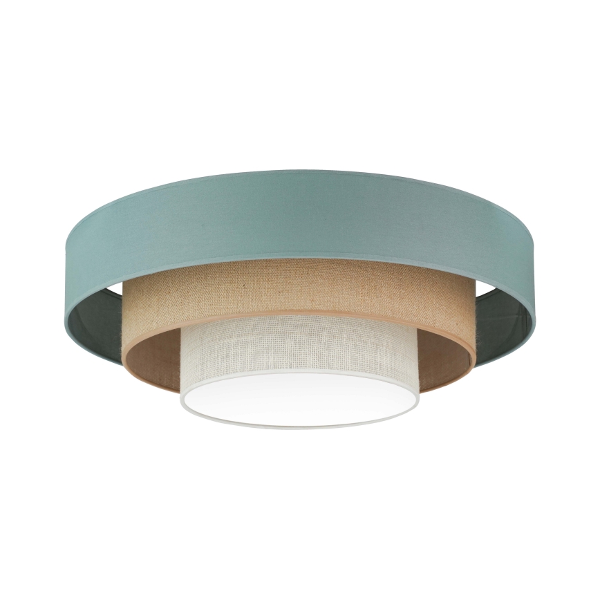 Duolla - Plafoniera LED LUNETA LED/26W/230V diametro 60 cm 4000K turchese/beige/color crema