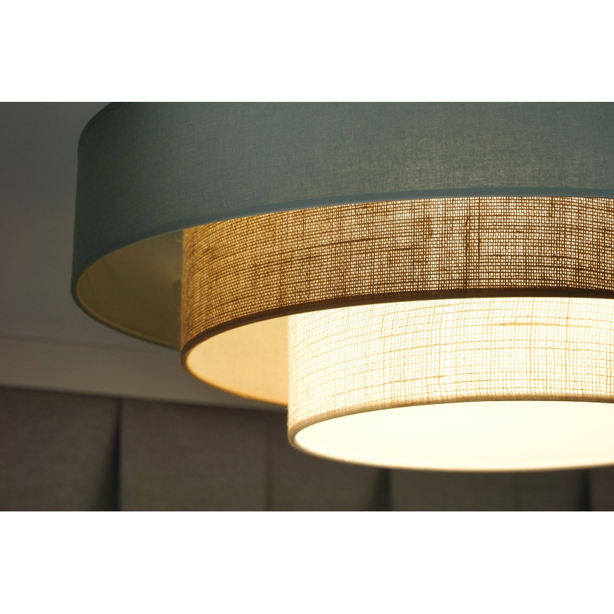 Duolla - Plafoniera LED LUNETA LED/26W/230V diametro 60 cm 4000K turchese/beige/color crema