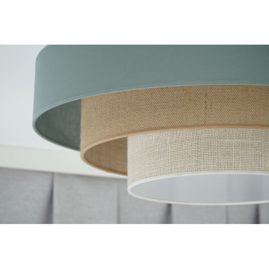 Duolla - Plafoniera LED LUNETA LED/26W/230V diametro 60 cm 4000K turchese/beige/color crema