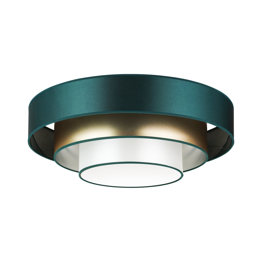 Duolla - Plafoniera LED LUNETA LED/26W/230V diametro 60 cm 4000K verde/oro/bianco