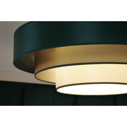 Duolla - Plafoniera LED LUNETA LED/26W/230V diametro 60 cm 4000K verde/oro/bianco