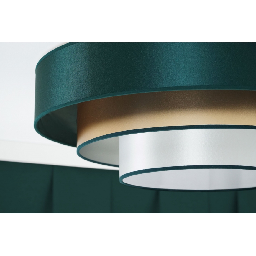 Duolla - Plafoniera LED LUNETA LED/26W/230V diametro 60 cm 4000K verde/oro/bianco