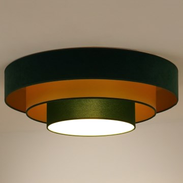 Duolla - Plafoniera LED LUNETA LED/26W/230V diametro 60 cm 4000K verde/oro