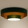 Duolla - Plafoniera LED LUNETA LED/26W/230V diametro 60 cm 4000K verde/oro