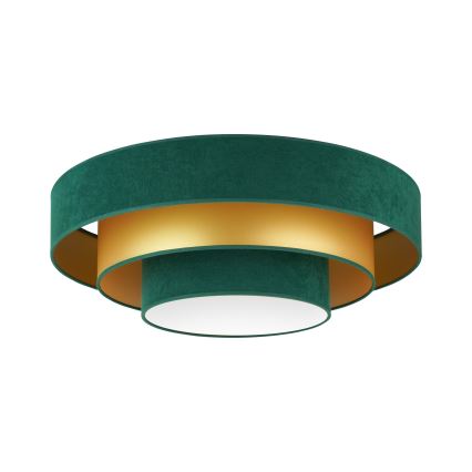 Duolla - Plafoniera LED LUNETA LED/26W/230V diametro 60 cm 4000K verde/oro
