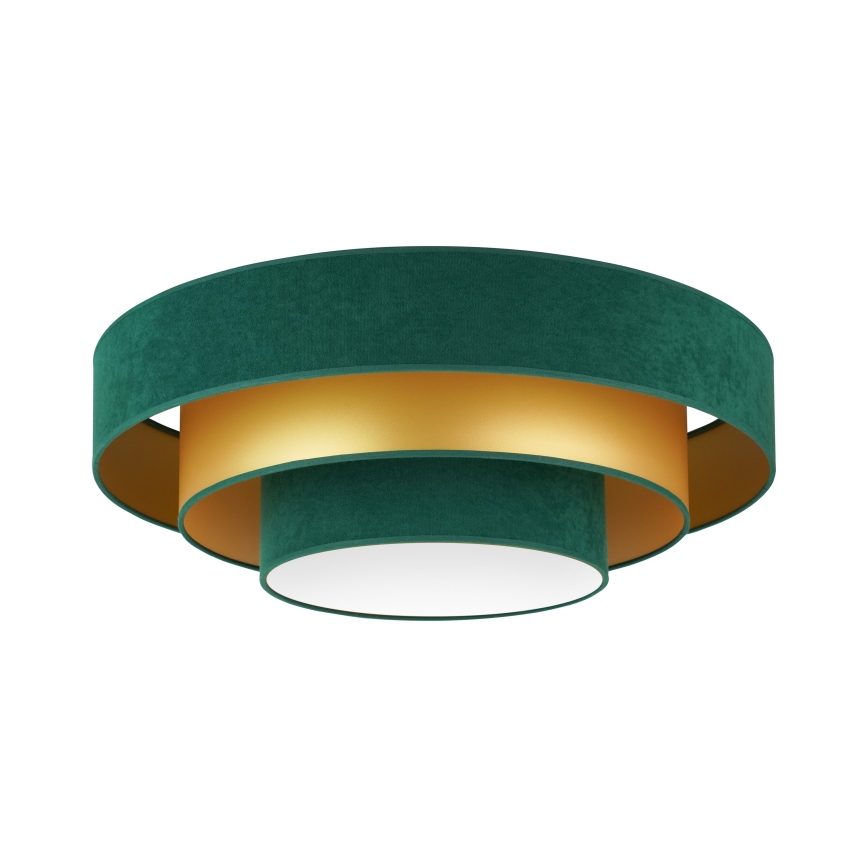 Duolla - Plafoniera LED LUNETA LED/26W/230V diametro 60 cm 4000K verde/oro