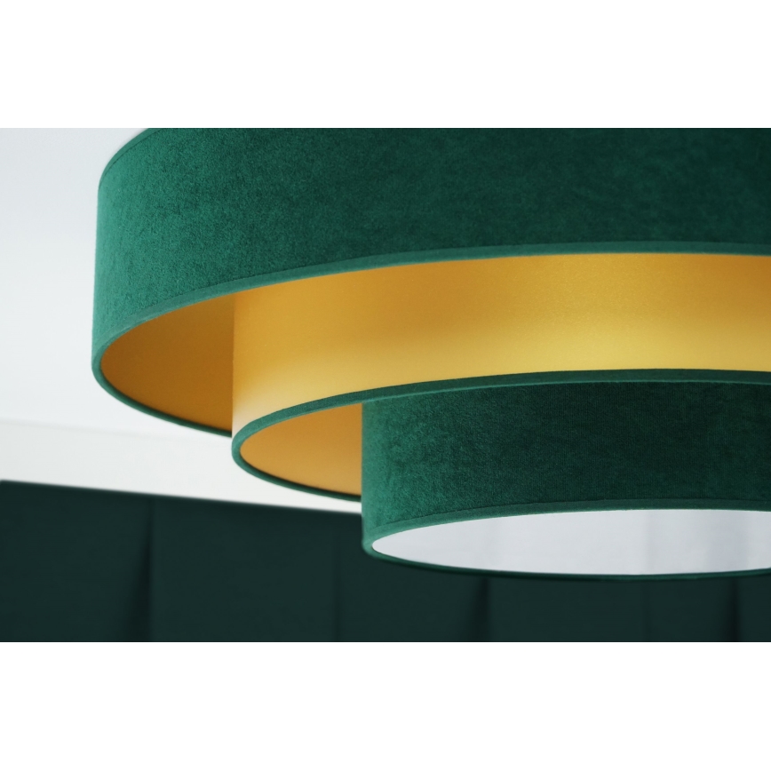 Duolla - Plafoniera LED LUNETA LED/26W/230V diametro 60 cm 4000K verde/oro
