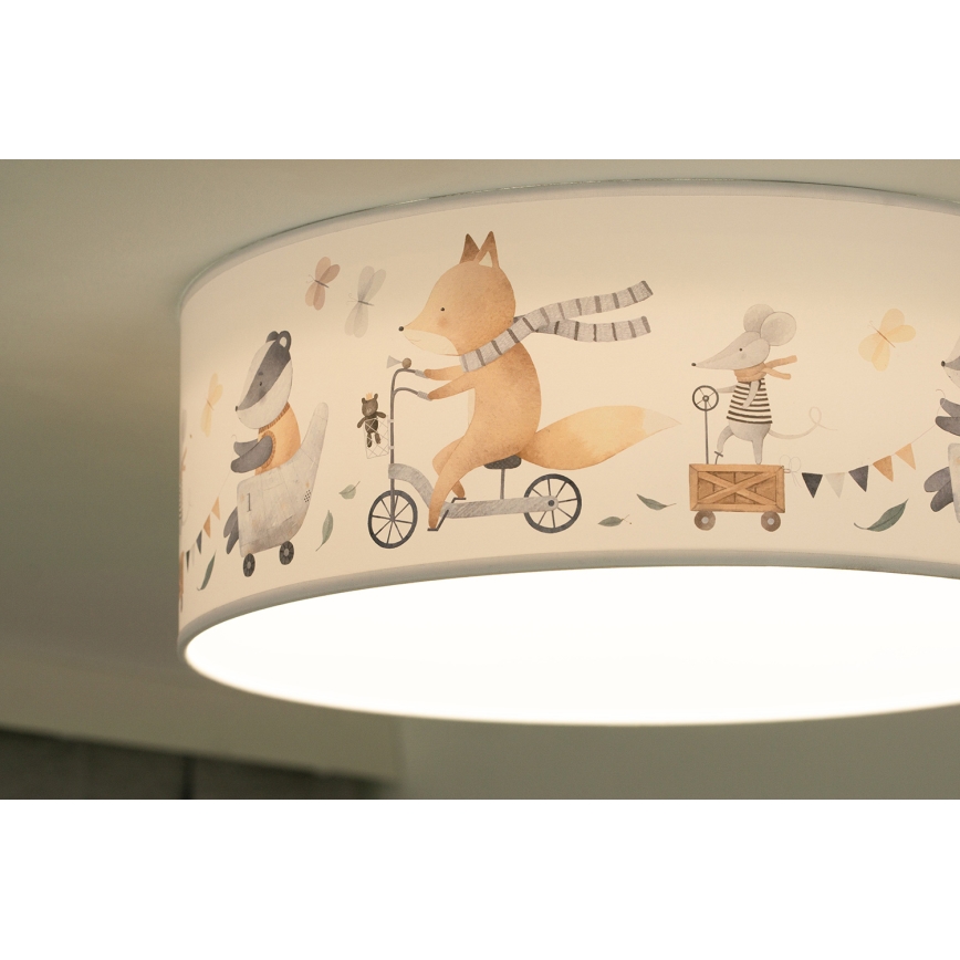 Duolla - Plafoniera LED per bambini CORTINA LED/26W/230V diametro 40 cm 4000K