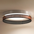 Duolla - Plafoniera LED ROLLER DUO SHINY LED/24W/230V diametro 45 cm bianco/rame
