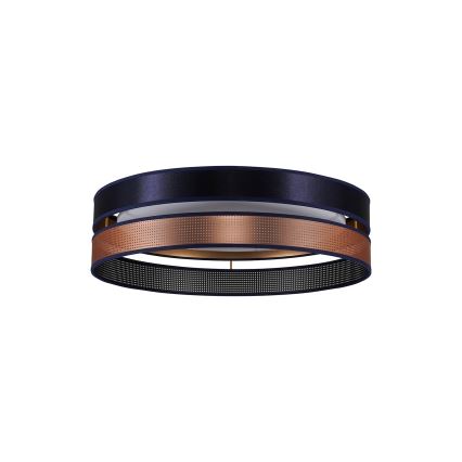 Duolla - Plafoniera LED ROLLER DUO SHINY LED/24W/230V diametro 45 cm blu/rame