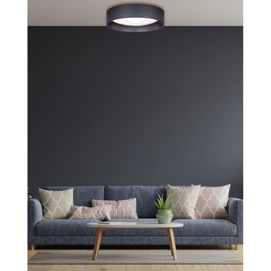 Duolla - Plafoniera LED ROLLER LED/24W/230V diametro 45 cm antracite