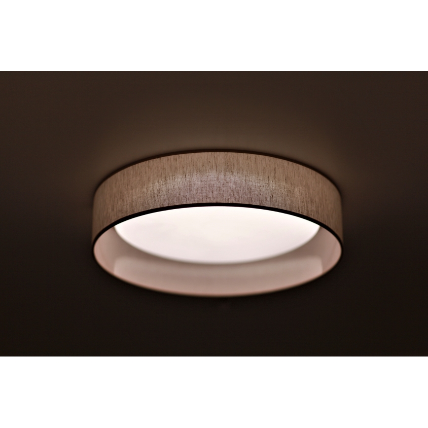 Duolla - Plafoniera LED ROLLER LED/24W/230V diametro 45 cm beige