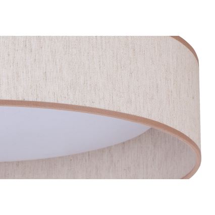 Duolla - Plafoniera LED ROLLER LED/24W/230V diametro 45 cm beige