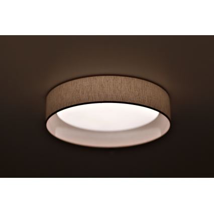 Duolla - Plafoniera LED ROLLER LED/24W/230V diametro 45 cm beige