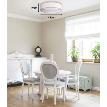 Duolla - Plafoniera LED ROLLER LED/24W/230V diametro 45 cm beige