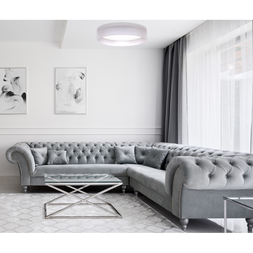 Duolla - Plafoniera LED ROLLER LED/24W/230V diametro 45 cm grigio chiaro