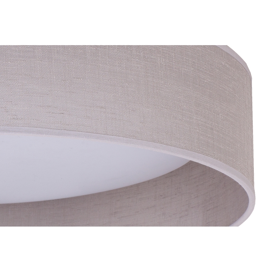Duolla - Plafoniera LED ROLLER LED/24W/230V diametro 45 cm grigio chiaro