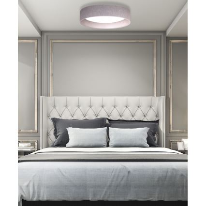 Duolla - Plafoniera LED ROLLER LED/24W/230V diametro 45 cm grigio chiaro