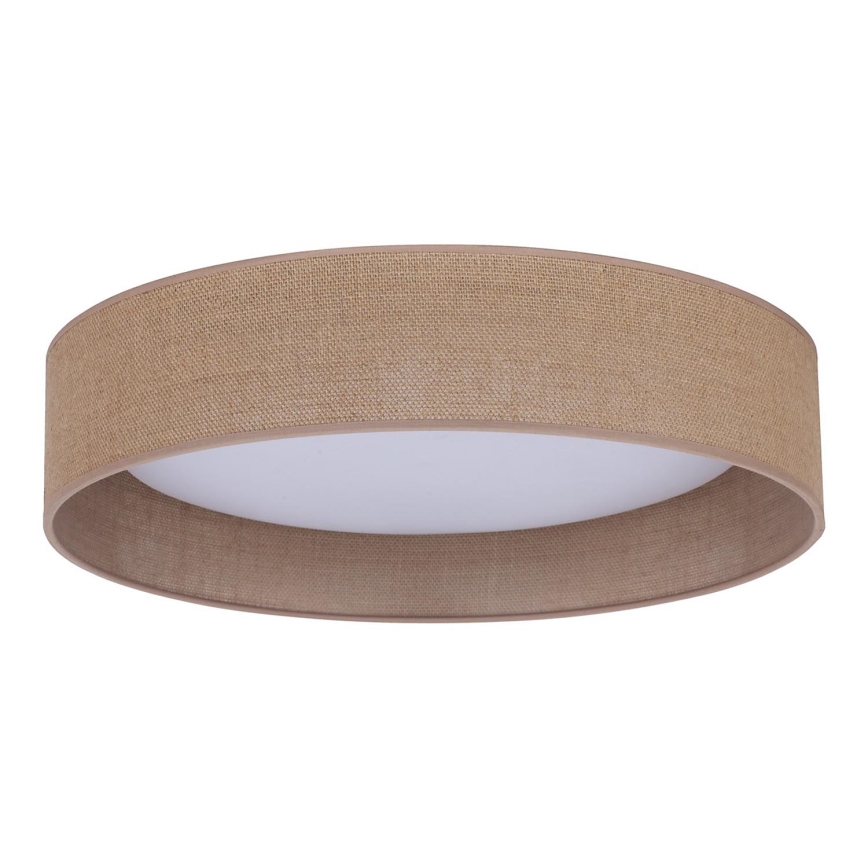 Duolla - Plafoniera LED ROLLER LED/24W/230V diametro 45 cm marrone chiaro