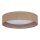 Duolla - Plafoniera LED ROLLER LED/24W/230V diametro 45 cm marrone chiaro