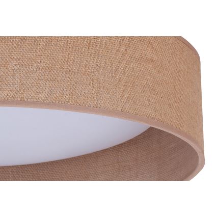 Duolla - Plafoniera LED ROLLER LED/24W/230V diametro 45 cm marrone chiaro