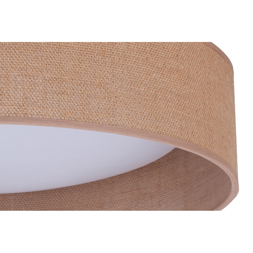 Duolla - Plafoniera LED ROLLER LED/24W/230V diametro 45 cm marrone chiaro