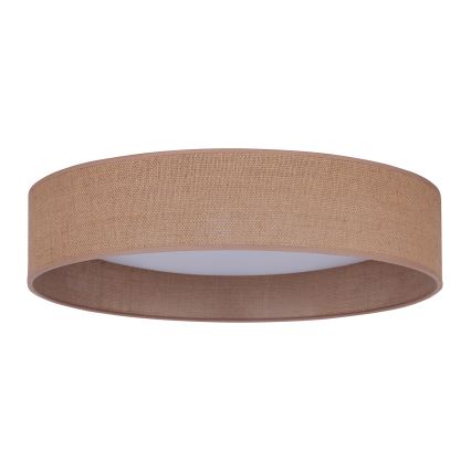 Duolla - Plafoniera LED ROLLER LED/24W/230V diametro 45 cm marrone chiaro
