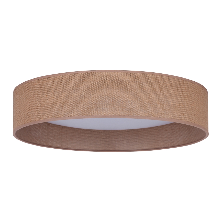 Duolla - Plafoniera LED ROLLER LED/24W/230V diametro 45 cm marrone chiaro