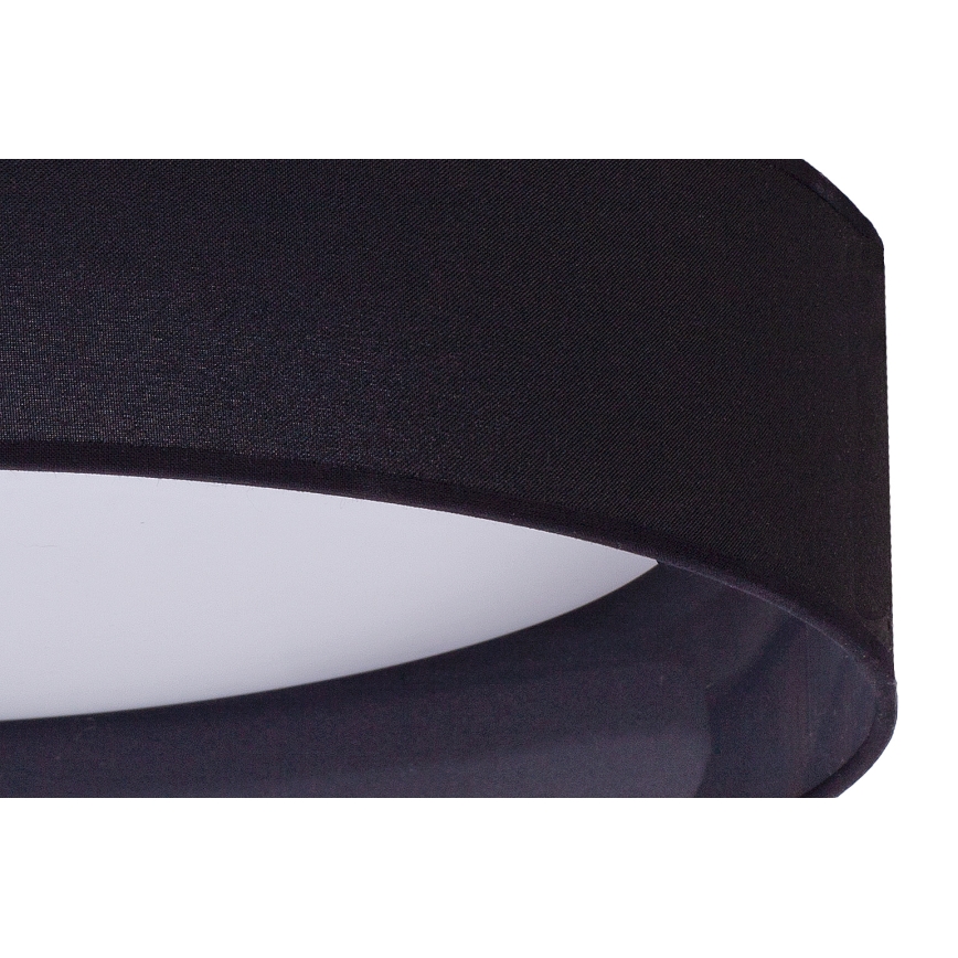 Duolla - Plafoniera LED ROLLER LED/24W/230V diametro 45 cm nero