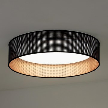 Duolla - Plafoniera LED ROLLER LED/24W/230V diametro 45 cm nero/rame