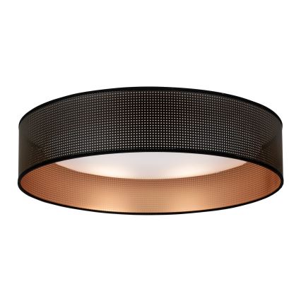Duolla - Plafoniera LED ROLLER LED/24W/230V diametro 45 cm nero/rame