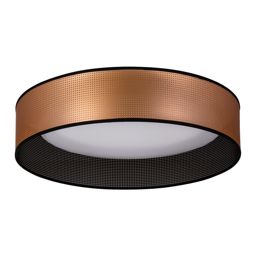 Duolla - Plafoniera LED ROLLER LED/24W/230V diametro 45 cm rame/nero
