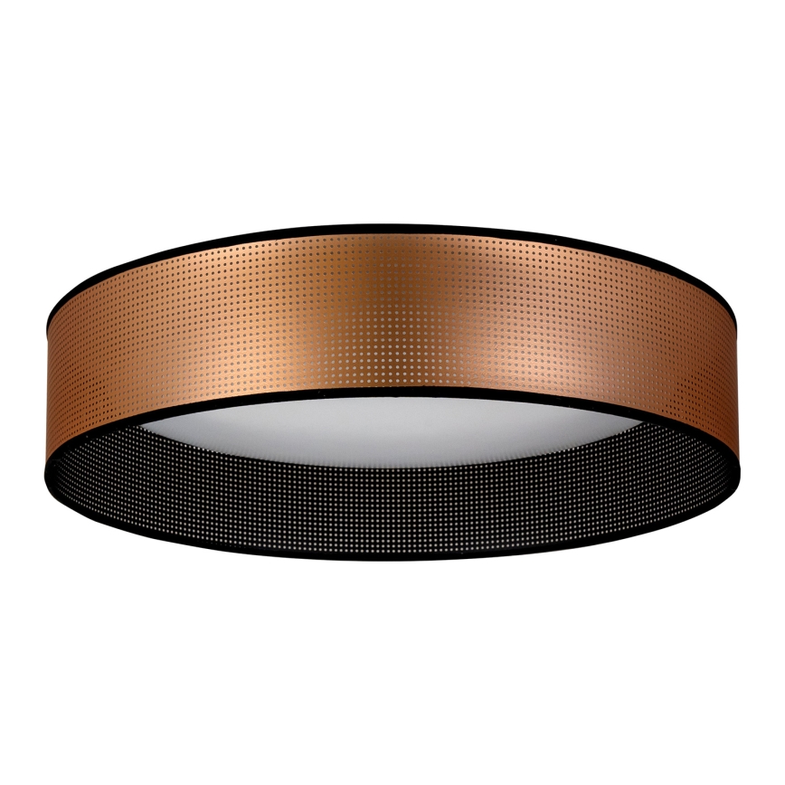 Duolla - Plafoniera LED ROLLER LED/24W/230V diametro 45 cm rame/nero