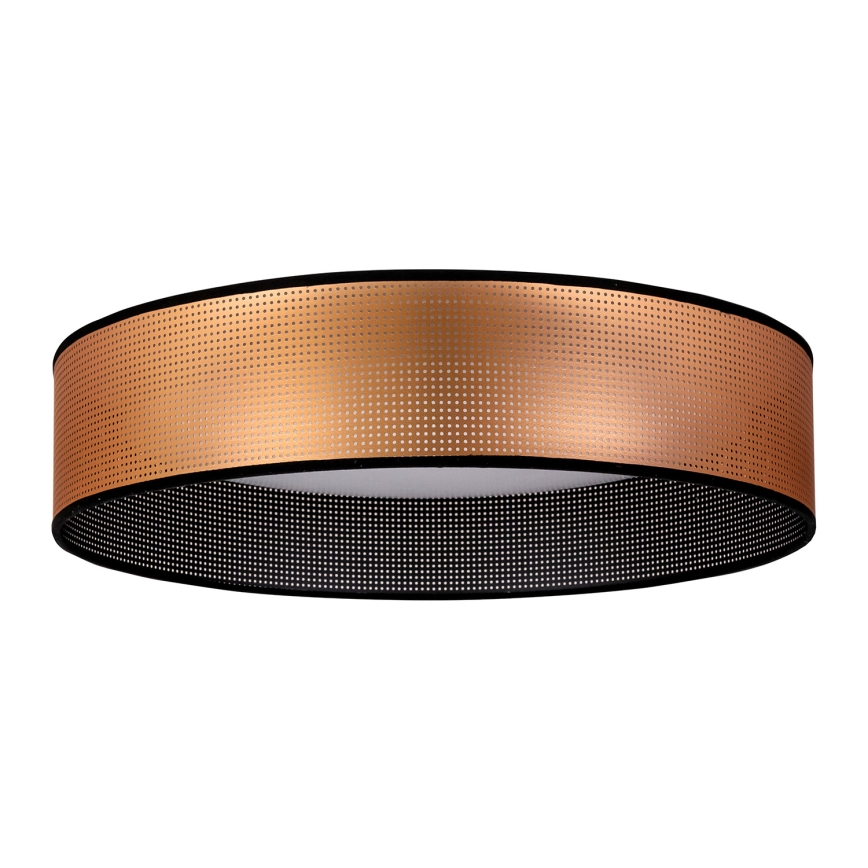 Duolla - Plafoniera LED ROLLER LED/24W/230V diametro 45 cm rame/nero