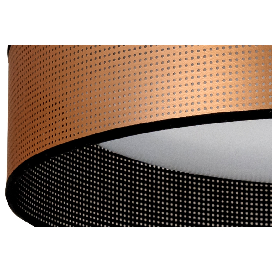 Duolla - Plafoniera LED ROLLER LED/24W/230V diametro 45 cm rame/nero