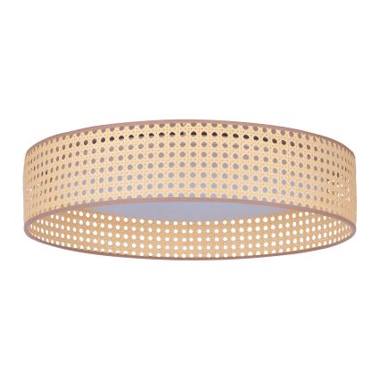 Duolla - Plafoniera LED ROLLER LED/24W/230V diametro 45 cm rattan