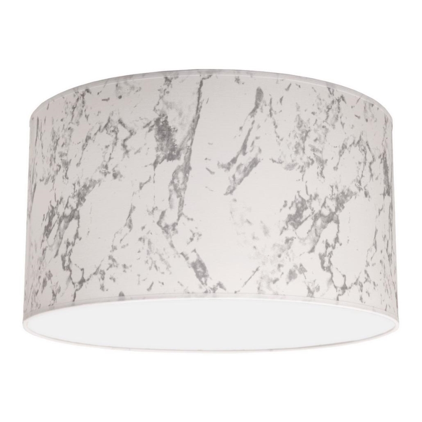 Duolla - Plafoniera MARBLE 1xE27/40W/230V diametro 45 cm bianco/grigio