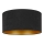 Duolla - Plafoniera ROLLER 3xE27/15W/230V diametro 60 cm nero/oro