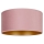 Duolla - Plafoniera ROLLER 3xE27/15W/230V diametro 60 cm rosa/oro