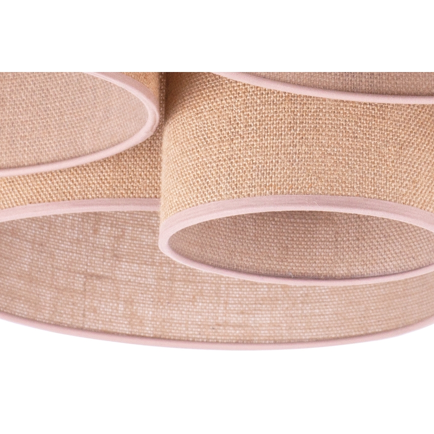 Duolla - Plafoniera ROLLER PENTO 5xE27/60W/230V beige