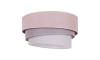 Duolla - Plafoniera TRIO 1xE27/15W/230V diametro 45 cm rosa/grigio/bianco