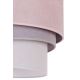 Duolla - Plafoniera TRIO 1xE27/15W/230V diametro 45 cm rosa/grigio/bianco