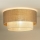 Duolla - Plafoniera YUTE BOHO 3xE27/15W/230V diametro 60 cm marrone/color crema