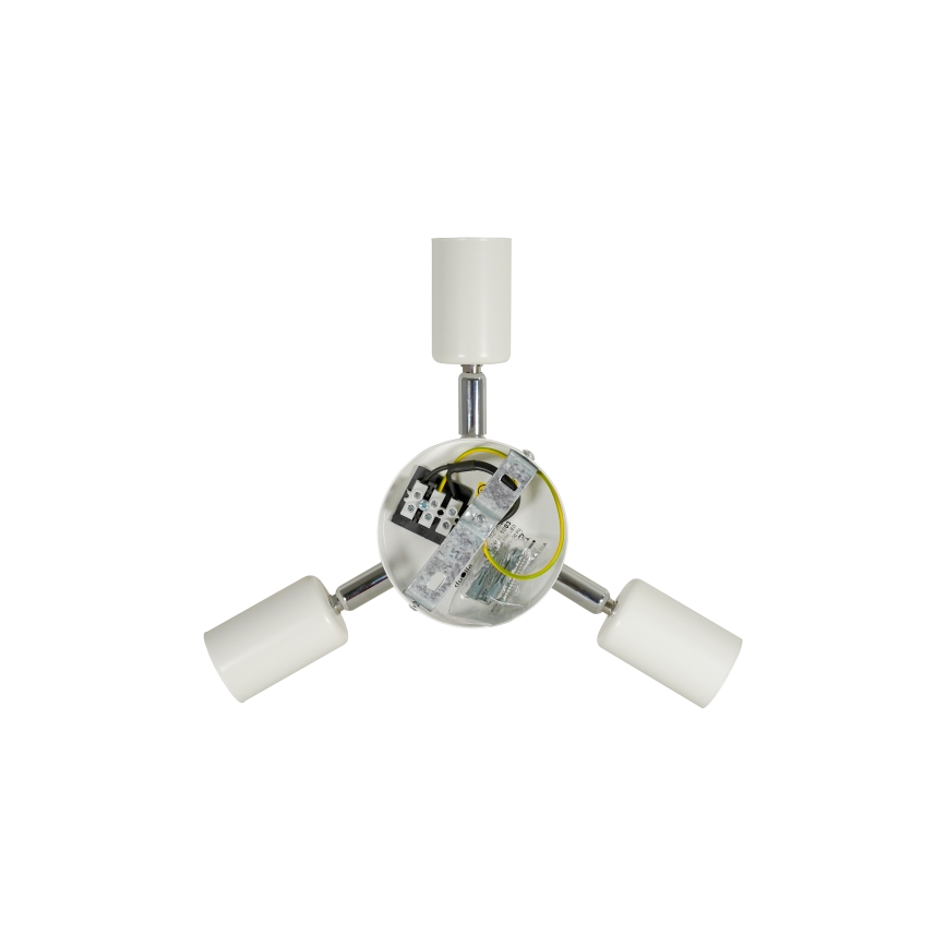 Duolla - Plafoniera YUTE TRIO 3xE27/15W/230V diametro 60 cm marrone/grigio/beige