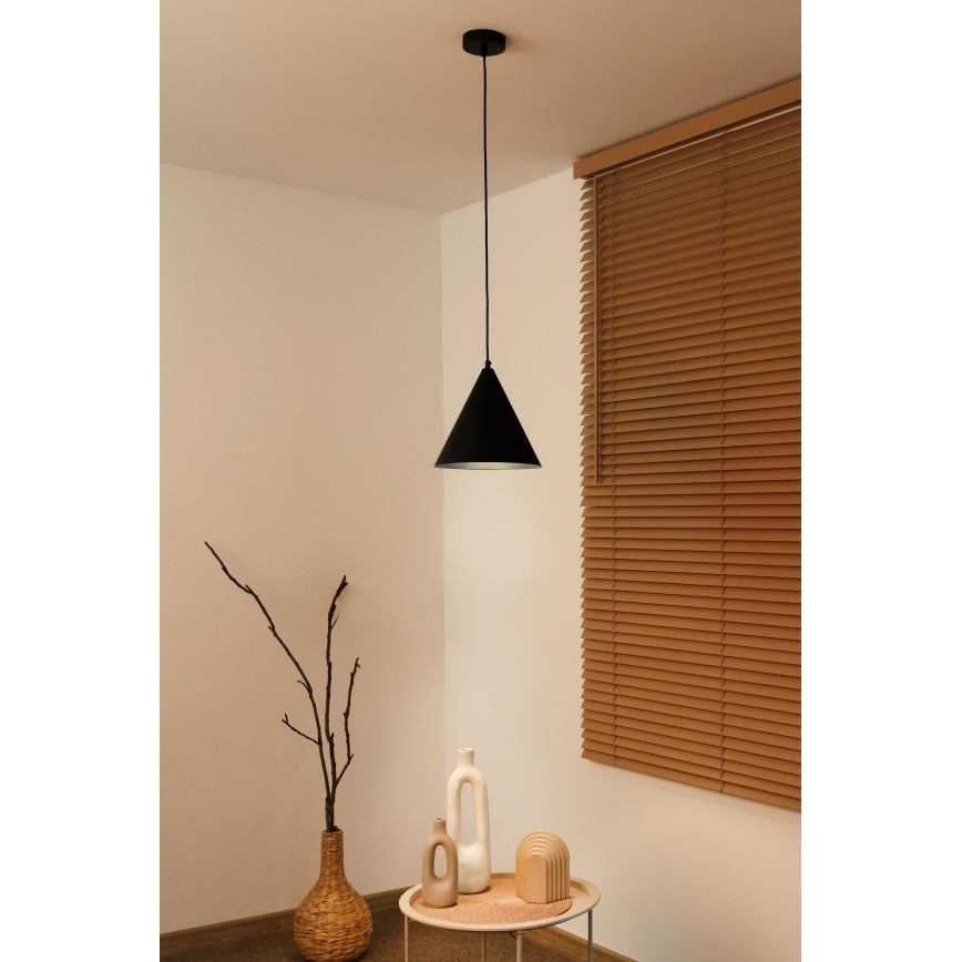 Duolla - Sospensione a cavo IRONLINE 1xG9/3W/230V Ø 25 cm, nero