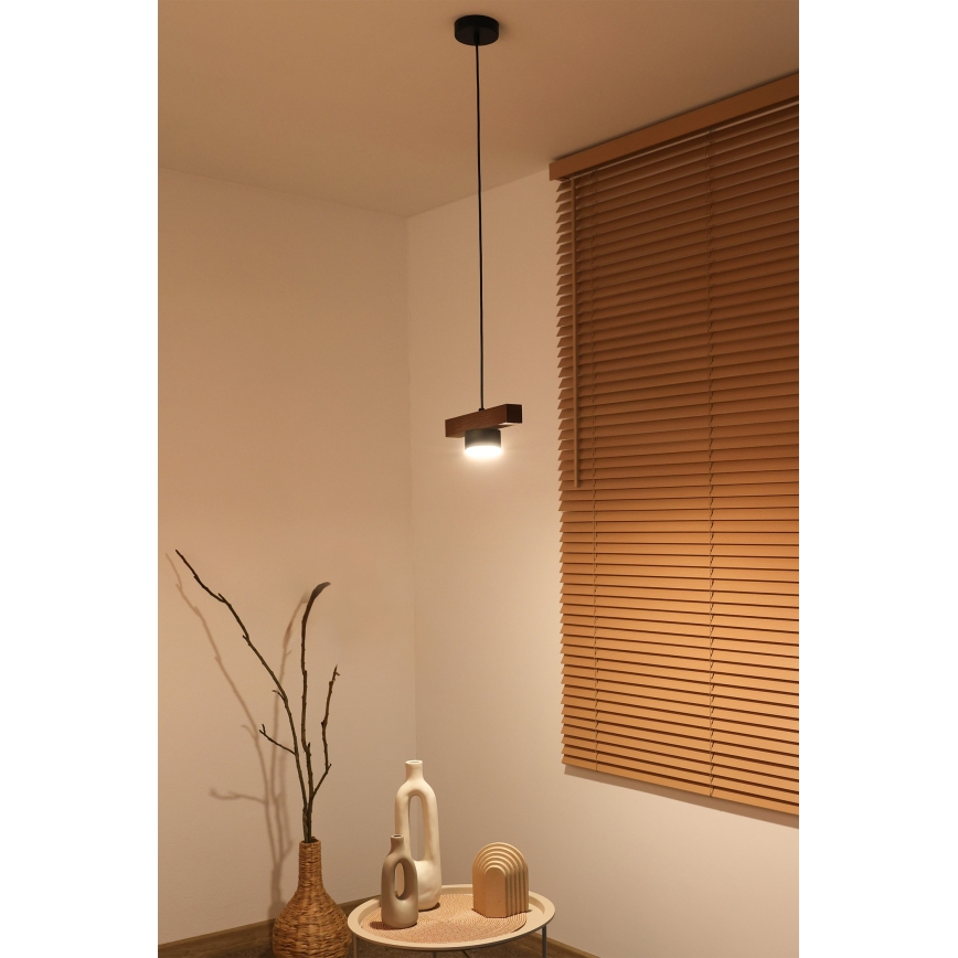 Duolla - Sospensione a cavo IRONLINE 1xGX53/3W/230V pino/rovere/nero