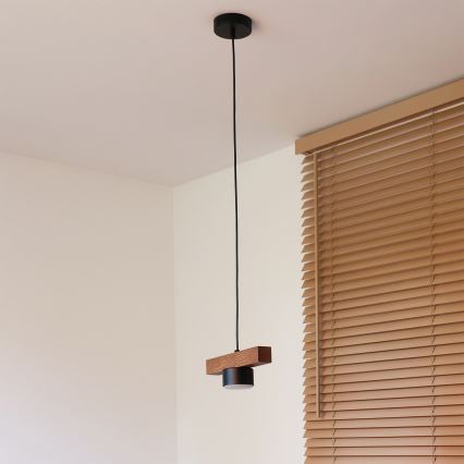 Duolla - Sospensione a cavo IRONLINE 1xGX53/3W/230V pino/rovere/nero