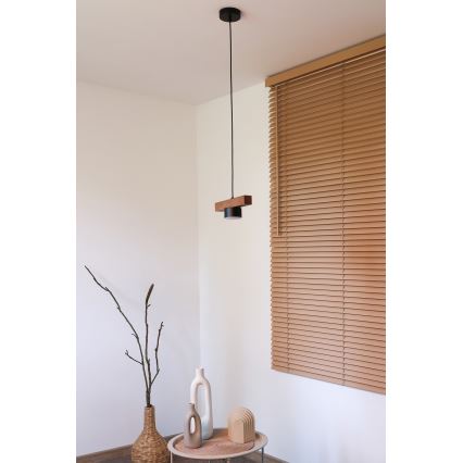 Duolla - Sospensione a cavo IRONLINE 1xGX53/3W/230V pino/rovere/nero