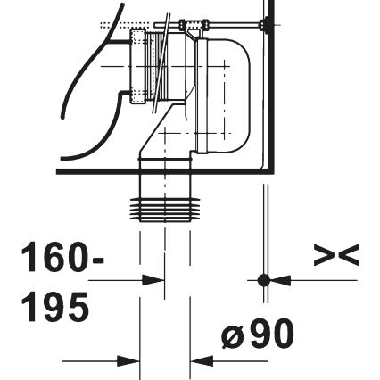 Duravit 20600900002 - WC monoblocco D-CODE ceramica/bianco lucido