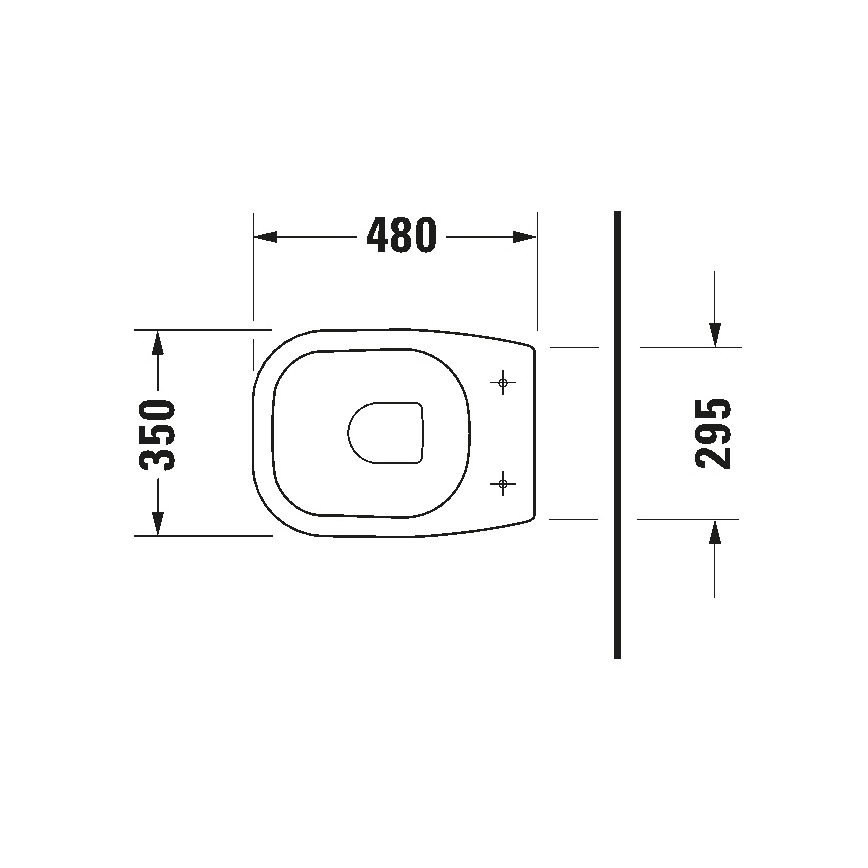 Duravit 21080900002 - WC a pavimento D-CODE in ceramica/bianco lucido
